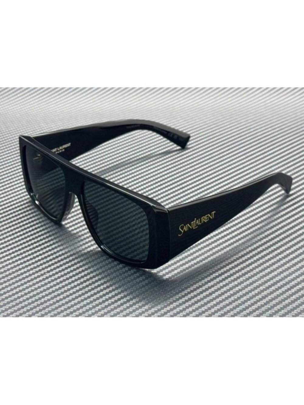 New Saint Laurent Women Black Sunglasses 57-15-140